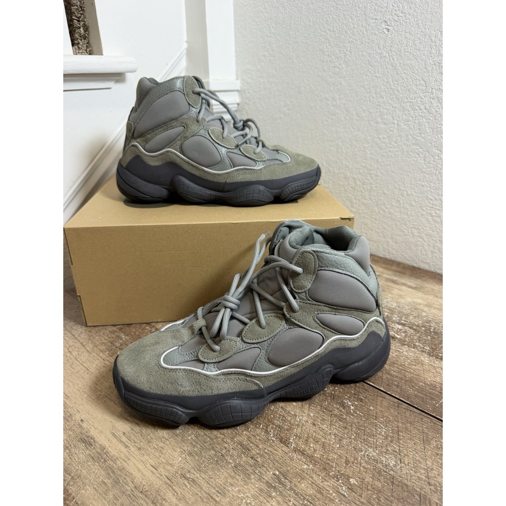 Adidas Yeezy 500 High Mist Slate Grey Men's Size 10.5 Sneakers Shoes GY0393 - Picture 2 of 9